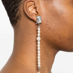 Orecchini pendenti con perla in argento Alessandra rich - donna 