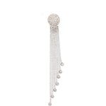 Orecchini pendenti con frange in argento Alessandra rich - donna 