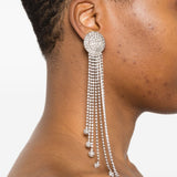 Orecchini pendenti con frange in argento Alessandra rich - donna 