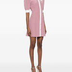 Abito corto con pois in rosa Alessandra Rich - donna 