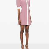 Abito corto con pois in rosa Alessandra Rich - donna 