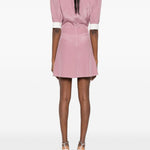 Abito corto con pois in rosa Alessandra Rich - donna 