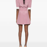 Abito corto con pois in rosa Alessandra Rich - donna 