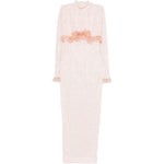 Abito lungo con fiocco in rosa Alessandra Rich - donna 