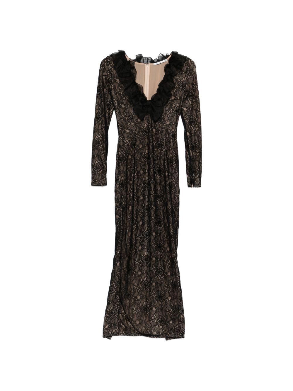 Abito in pizzo a maniche lunghe in nero Alessandra rich - donna 