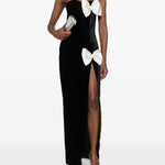 Abito con fiocchi in nero e bianco Alessandra Rich - donna 