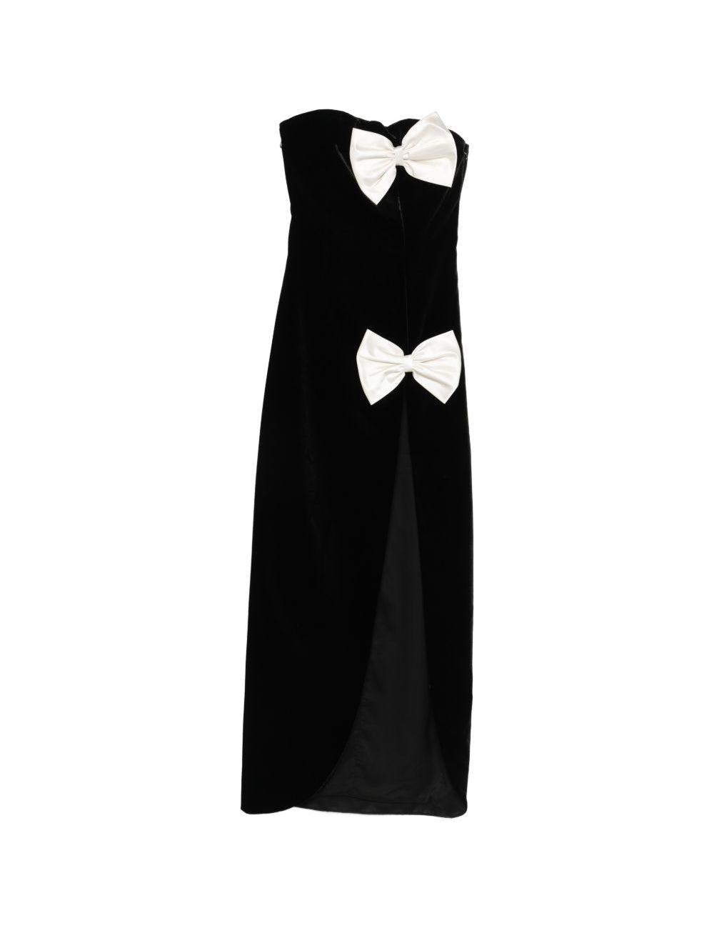 Abito con fiocchi in nero e bianco Alessandra Rich - donna 