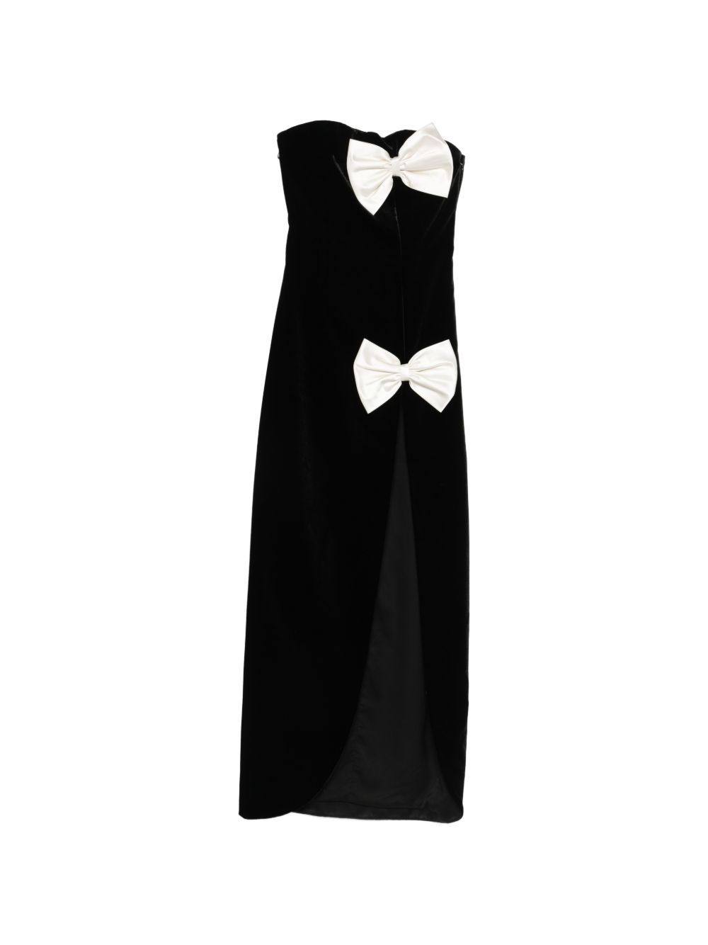 Abito con fiocchi in nero e bianco Alessandra Rich - donna 