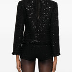 Giacca con fiocchi in nero Alessandra Rich -  donna 