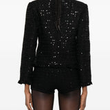 Giacca con fiocchi in nero Alessandra Rich -  donna 