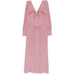 Abito midi con pois in lilla Alessandra Rich - donna 