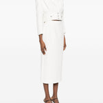 Giacca cropped con bottoni gioiello in bianco Alessandra Rich -  donna 