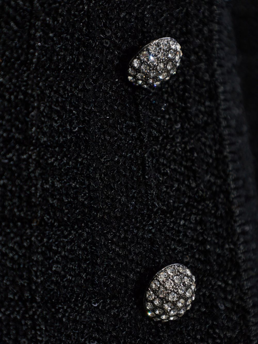 Giacca con bottoni gioiello in nero Alessandra Rich - donna 