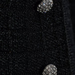 Giacca con bottoni gioiello in nero Alessandra Rich - donna 