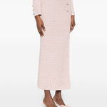 Gona midi con paillettes in rosa Alessandra rich - donna 