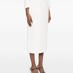 Gona midi con paillettes in bianco Alessandra rich - donna 