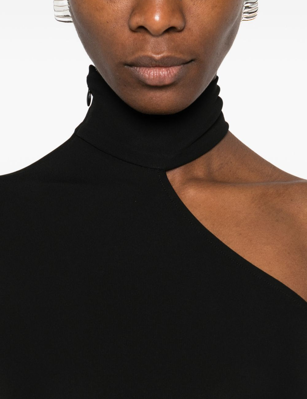 Abito midi monospala in nero Alexander wang  - donna 