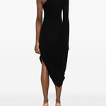 Abito midi monospala in nero Alexander wang  - donna 
