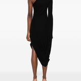Abito midi monospala in nero Alexander wang  - donna 
