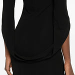 Miniabito a collo alto in nero Alexander wang  - donna 