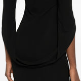 Miniabito a collo alto in nero Alexander wang  - donna 