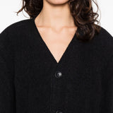 Cappotto senza colletto in nero Alexander wang - donna 