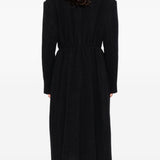 Cappotto senza colletto in nero Alexander wang - donna 
