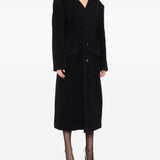 Cappotto senza colletto in nero Alexander wang - donna 