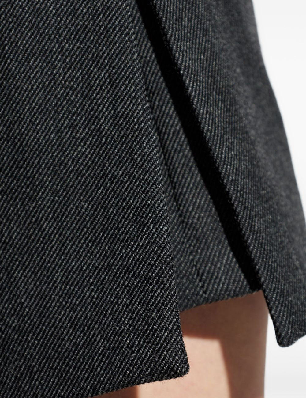 Gonna-pantaloncini in lana in grigio Alexander wang - donna 