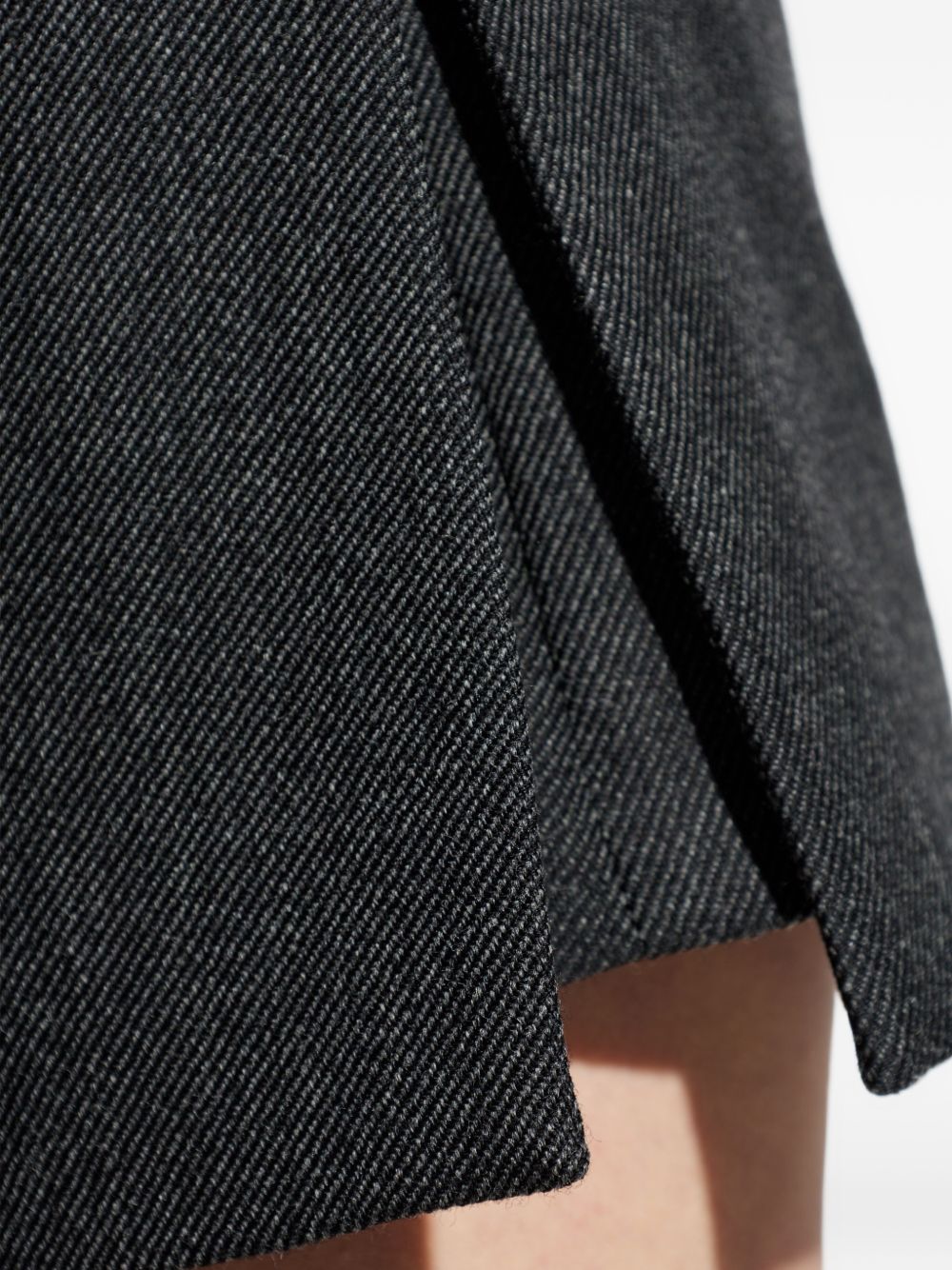 Gonna-pantaloncini in lana in grigio Alexander wang - donna 