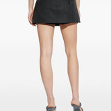 Gonna-pantaloncini in lana in grigio Alexander wang - donna 