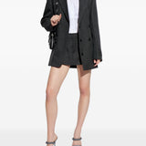 Gonna-pantaloncini in lana in grigio Alexander wang - donna 