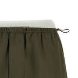 Minigonna con coulisse in vita in verde Alexander wang - donna 