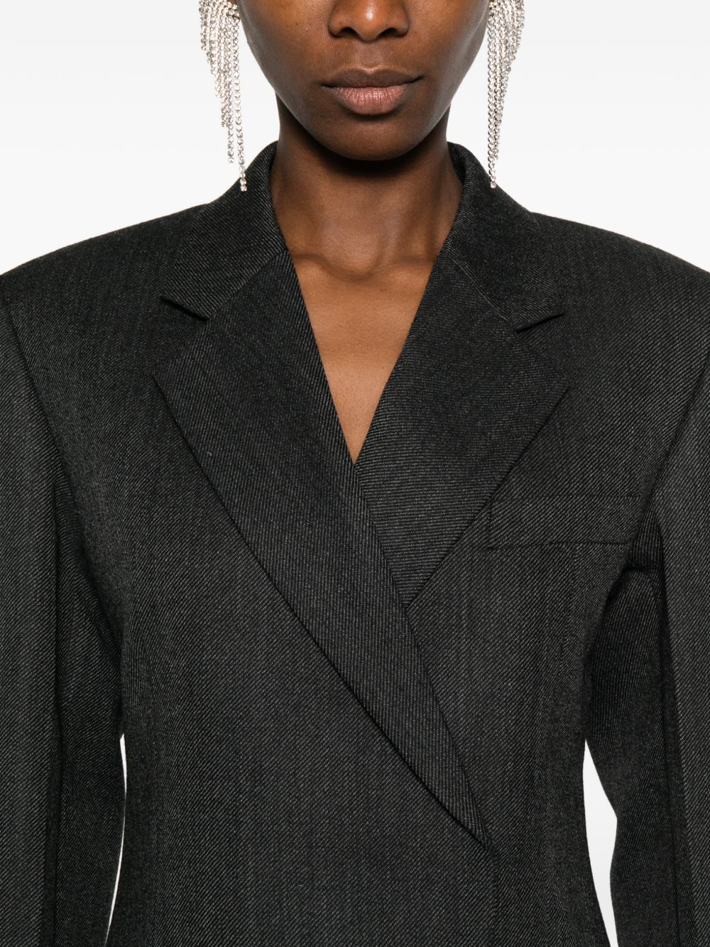 Abito corto stile blazer in nero Alexander wang - donna 