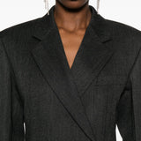 Abito corto stile blazer in nero Alexander wang - donna 