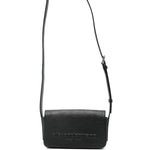 Borsa a tracolla con logo in rilievo in nero Alexander wang  - donna 