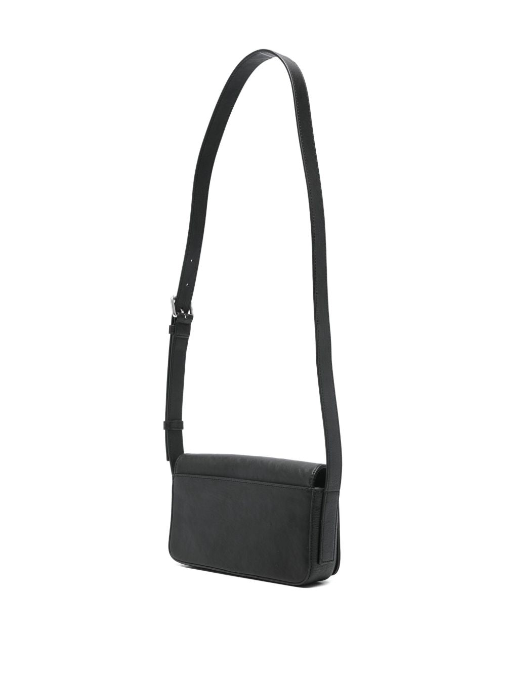 Borsa a tracolla con logo in rilievo in nero Alexander wang  - donna 