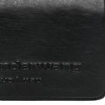 Borsa a tracolla con logo in rilievo in nero Alexander wang  - donna 