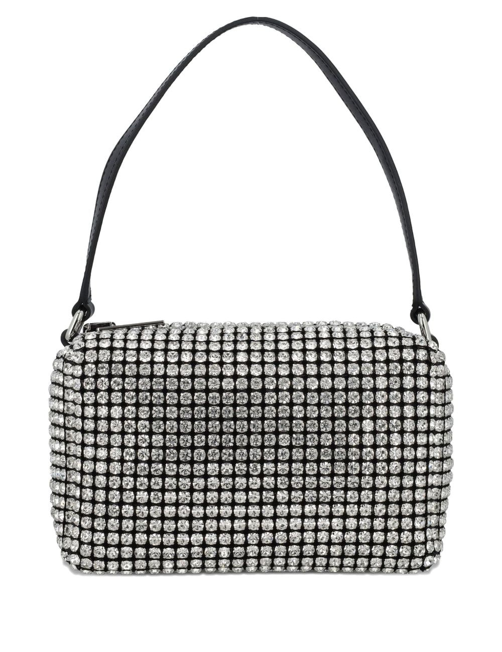 Borsa con cristalli heiress  in argento Alexander wang  - donna 
