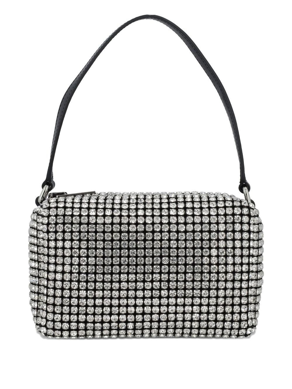 Borsa con cristalli heiress  in argento Alexander wang  - donna 