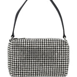 Borsa con cristalli heiress  in argento Alexander wang  - donna 