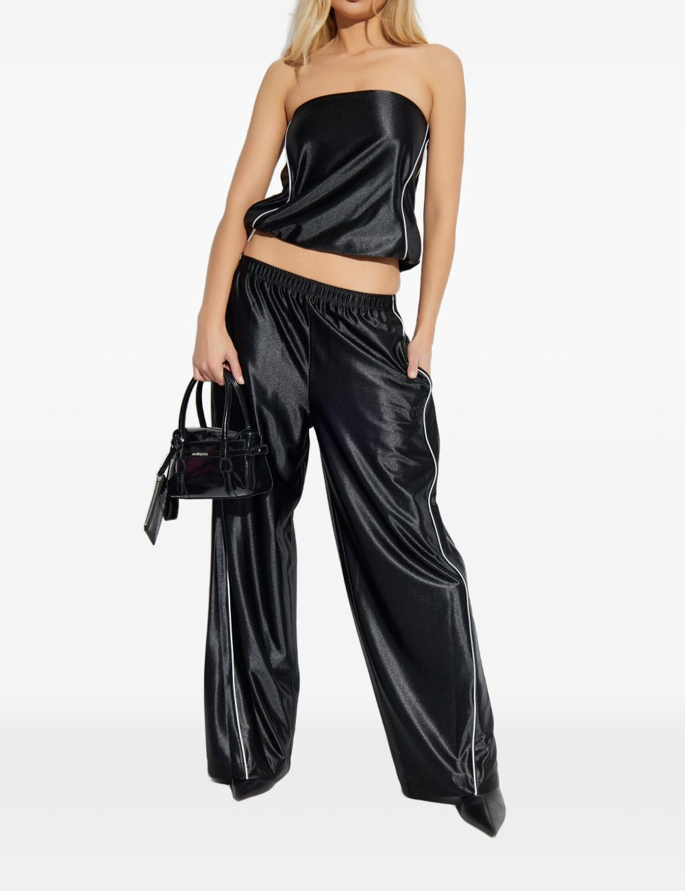 Top senza spalline in nero Alexander wang  - donna 