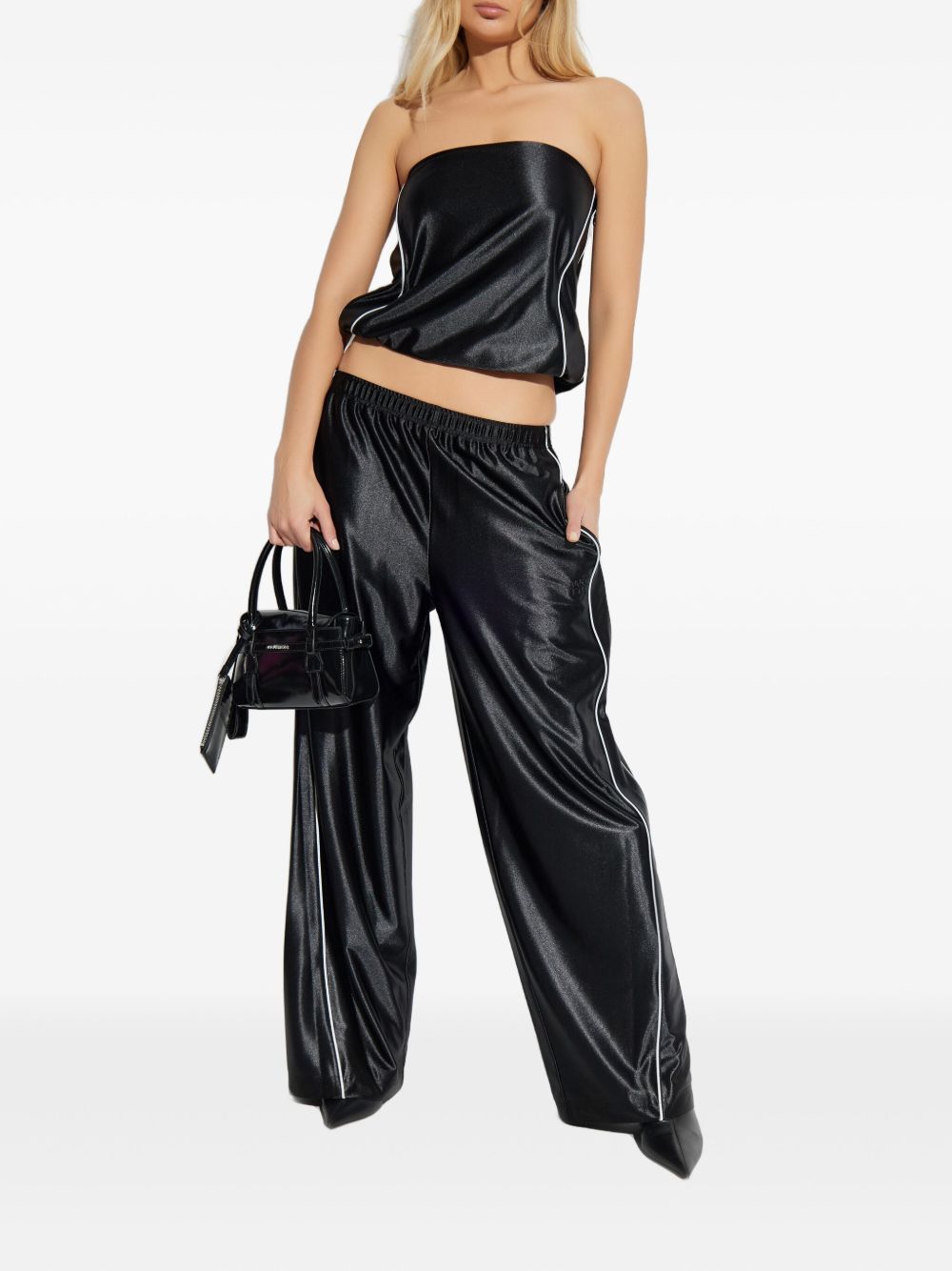Top senza spalline in nero Alexander wang  - donna 