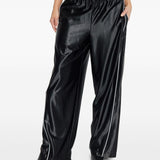 Pantaloni con vita elasticizzata in nero Alexander wang  - donna 