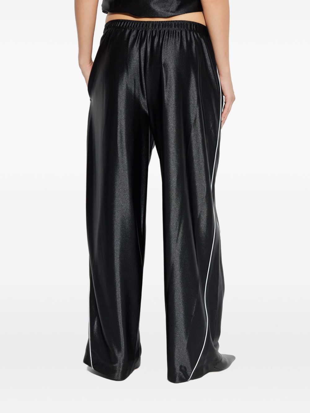 Pantaloni con vita elasticizzata in nero Alexander wang  - donna 
