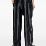 Pantaloni con vita elasticizzata in nero Alexander wang  - donna 