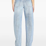 Jeans con strass in blu Alexander wang  - donna 