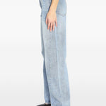 Jeans con strass in blu Alexander wang  - donna 