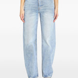 Jeans con strass in blu Alexander wang  - donna 