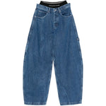 Jeans con elastico ballon fit in blu Alexander wang - donna 